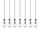 A thumbnail of the Innovations Lighting 127-451-1P-12-49 Owego Pendant Matte Black / Clear