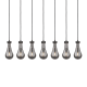 A thumbnail of the Innovations Lighting 127-451-1P-12-49 Owego Pendant Matte Black / Light Smoke