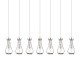 A thumbnail of the Innovations Lighting 127-451-1P-12-49 Owego Pendant Polished Nickel / Clear