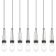 A thumbnail of the Innovations Lighting 127-452-1P-21-49 Milan Pendant Matte Black / Clear