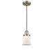A thumbnail of the Innovations Lighting 201C Small Canton Antique Brass / Matte White