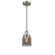 A thumbnail of the Innovations Lighting 201C Small Bell Antique Brass / Plated Smoked