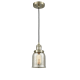 A thumbnail of the Innovations Lighting 201C Small Bell Antique Brass / Silver Mercury