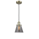 A thumbnail of the Innovations Lighting 201C Small Cone Antique Brass / Smoked