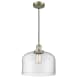 A thumbnail of the Innovations Lighting 201C-L X-Large Bell Antique Brass / Clear