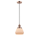 A thumbnail of the Innovations Lighting 201C Fulton Antique Copper / Matte White Cased