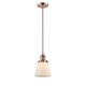 A thumbnail of the Innovations Lighting 201C Small Cone Antique Copper / Matte White Cased