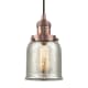 A thumbnail of the Innovations Lighting 201C Small Bell Antique Copper / Silver Mercury