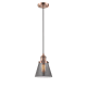 A thumbnail of the Innovations Lighting 201C Small Cone Antique Copper / Smoked