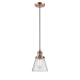 A thumbnail of the Innovations Lighting 201C Small Cone Antique Copper / Seedy