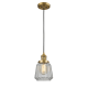 A thumbnail of the Innovations Lighting 201C Chatham Brushed Brass / Clear Fluted