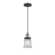 A thumbnail of the Innovations Lighting 201C Small Canton Black Antique Brass / Clear