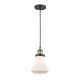 A thumbnail of the Innovations Lighting 201C Bellmont Black Antique Brass / Matte White