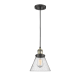 A thumbnail of the Innovations Lighting 201C Large Cone Black Antique Brass / Seedy