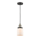 A thumbnail of the Innovations Lighting 201C Small Bell Black Antique Brass / Matte White Cased