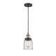 A thumbnail of the Innovations Lighting 201C Small Bell Black Antique Brass / Clear