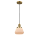 A thumbnail of the Innovations Lighting 201C Fulton Brushed Brass / Matte White Cased