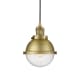 A thumbnail of the Innovations Lighting 201C-10-7 Hampden Pendant Brushed Brass / Seedy