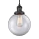 A thumbnail of the Innovations Lighting 201C-8 Beacon Matte Black / Clear