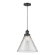 A thumbnail of the Innovations Lighting 201C-L X-Large Cone Matte Black / Clear