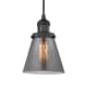 A thumbnail of the Innovations Lighting 201C Small Cone Matte Black / Smoked