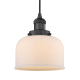A thumbnail of the Innovations Lighting 201C Large Bell Matte Black / Matte White Cased