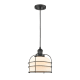 A thumbnail of the Innovations Lighting 201C Large Bell Cage Matte Black / Matte White Cased