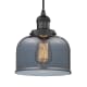 A thumbnail of the Innovations Lighting 201C Large Bell Matte Black / Plated Smoked