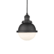 A thumbnail of the Innovations Lighting 201C-10-7 Hampden Pendant Matte Black / Matte White