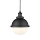 A thumbnail of the Innovations Lighting 201C-12-9 Hampden Pendant Matte Black / Matte White