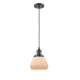 A thumbnail of the Innovations Lighting 201C Fulton Oiled Rubbed Bronze / Matte White Cased