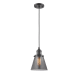 A thumbnail of the Innovations Lighting 201C Small Cone Oiled Rubbed Bronze / Smoked