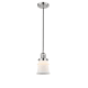 A thumbnail of the Innovations Lighting 201C Small Canton Polished Nickel / Matte White