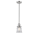A thumbnail of the Innovations Lighting 201C Small Canton Polished Nickel / Clear