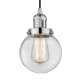 A thumbnail of the Innovations Lighting 201C-6 Beacon Polished Nickel / Clear