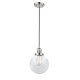 A thumbnail of the Innovations Lighting 201C-8 Beacon Polished Nickel / Clear
