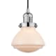 A thumbnail of the Innovations Lighting 201C Olean Polished Nickel / Matte White