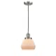 A thumbnail of the Innovations Lighting 201C Fulton Brushed Satin Nickel / Matte White Cased