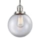 A thumbnail of the Innovations Lighting 201C-8 Beacon Brushed Satin Nickel / Clear