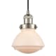 A thumbnail of the Innovations Lighting 201C Olean Brushed Satin Nickel / Matte White