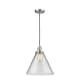 A thumbnail of the Innovations Lighting 201C-L X-Large Cone Brushed Satin Nickel / Clear