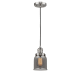 A thumbnail of the Innovations Lighting 201C Small Bell Brushed Satin Nickel / Smoked