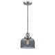 A thumbnail of the Innovations Lighting 201C Large Bell Brushed Satin Nickel / Smoked
