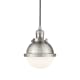 A thumbnail of the Innovations Lighting 201C-10-7 Hampden Pendant Brushed Satin Nickel / Matte White