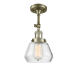 A thumbnail of the Innovations Lighting 201F Fulton Antique Brass / Clear