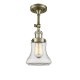 A thumbnail of the Innovations Lighting 201F Bellmont Antique Brass / Clear
