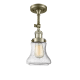 A thumbnail of the Innovations Lighting 201F Bellmont Antique Brass / Seedy