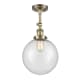 A thumbnail of the Innovations Lighting 201F X-Large Beacon Antique Brass / Seedy