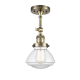 A thumbnail of the Innovations Lighting 201F Olean Antique Brass / Clear