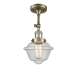 A thumbnail of the Innovations Lighting 201F Small Oxford Antique Brass / Seedy